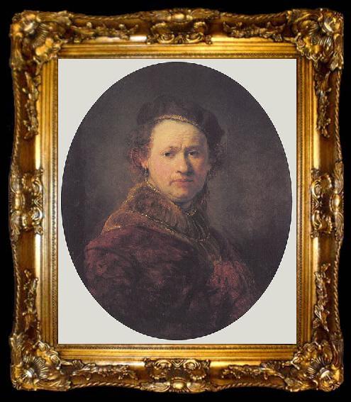 framed  Rembrandt Peale Self-portrait., ta009-2